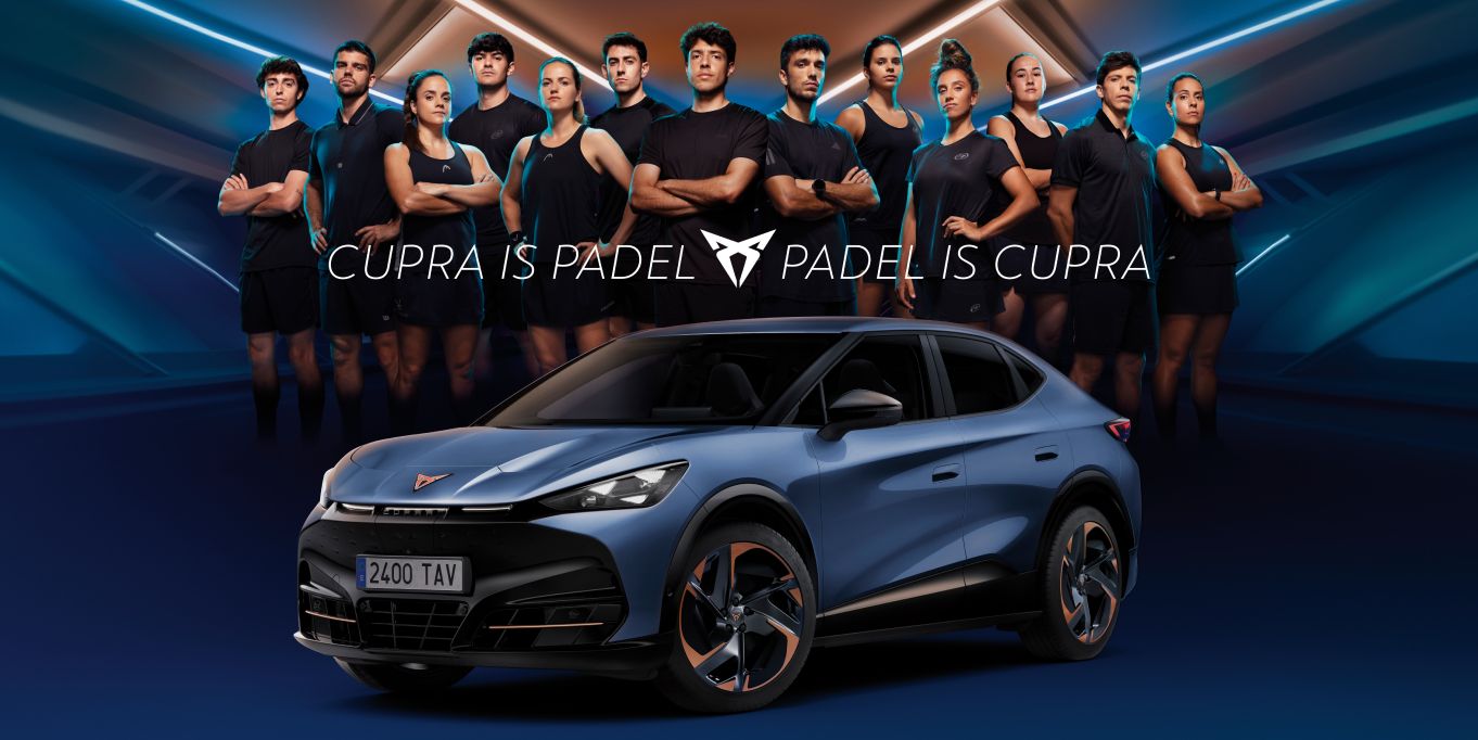 CUPRA apoya a los atletas del pádel
