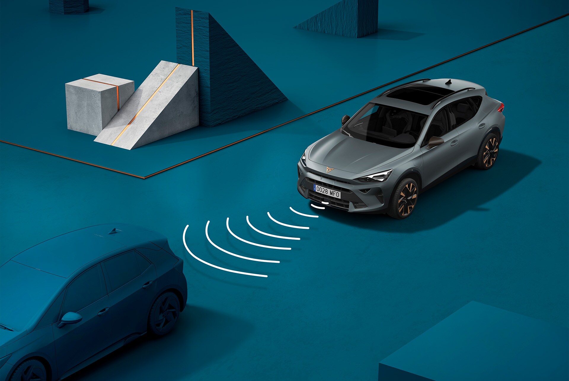 How to use CUPRA Formentor 2026 and adaptive cruise control system, visual demo.