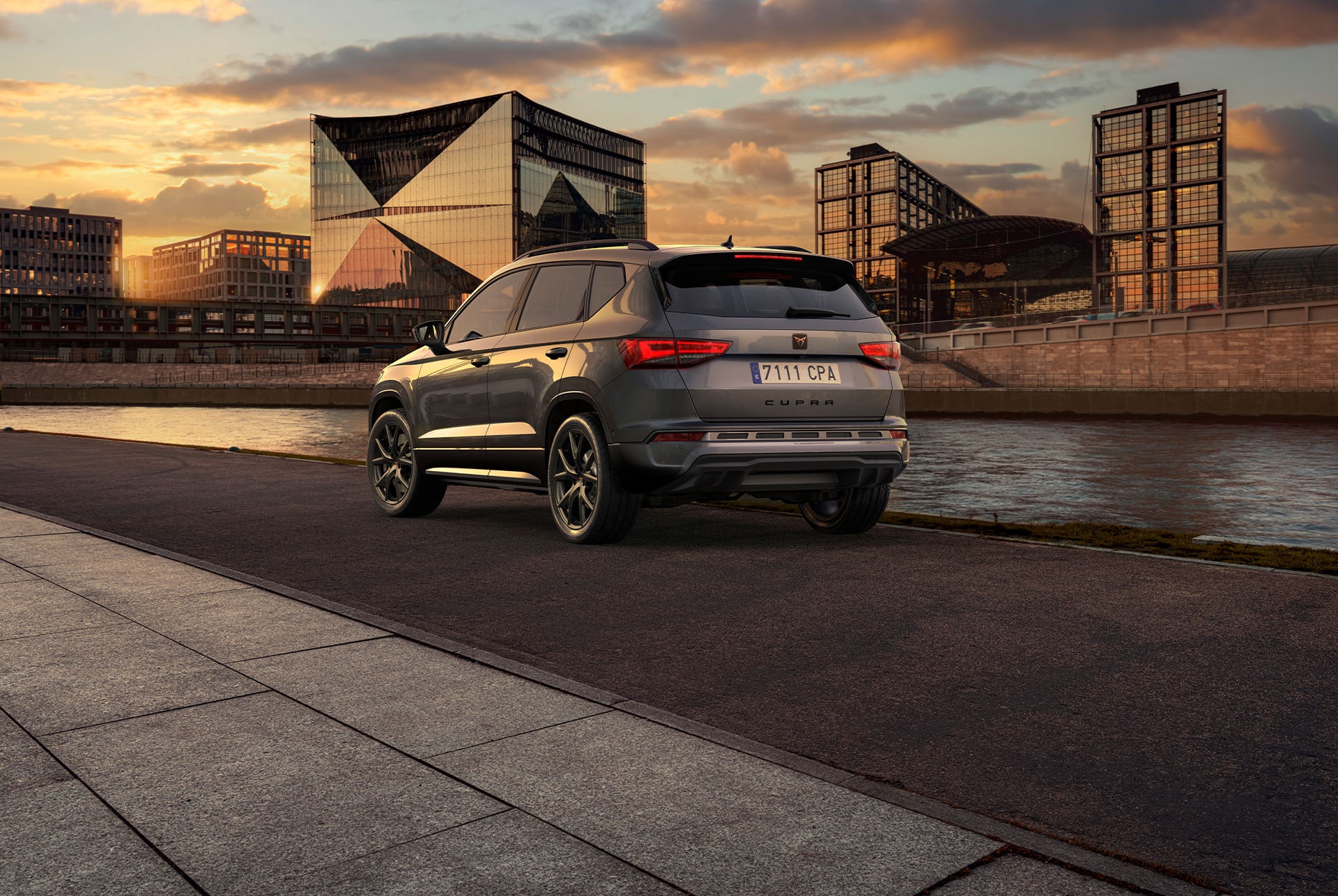 CUPRA Ateca showcasing the car's bold, athletic lines and dynamic form, representing the CUPRA tribe's spirit.