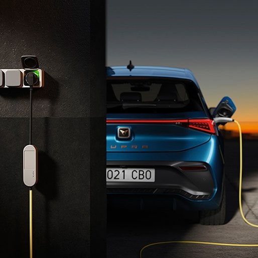 how to charge your electric and hybrid car, a charger in the boot of a cupra tavascan phev