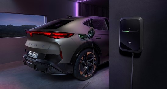 how to charge cupra phev using a wall charger, tavascan car charging at home